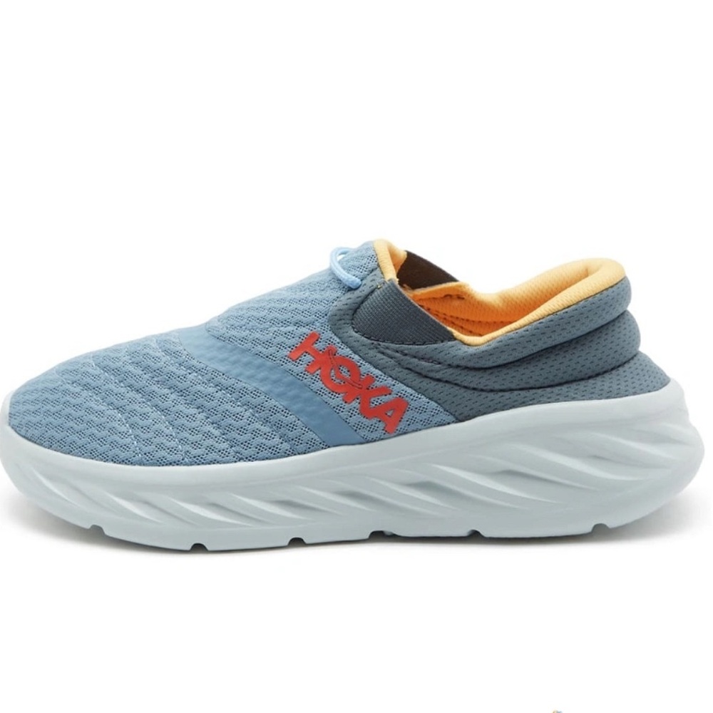 Hoka One One Men's M Ora Recovery Shoe Sneakers in Mountain Spring/Goblin Blue